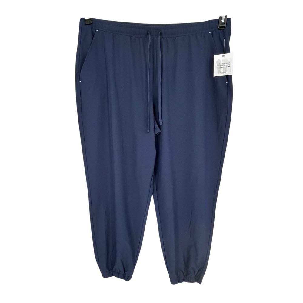 Scrub‎ Joggers Unisex XXL Dark Navy 4-Way Stretch Moisture Wicking Healthcare